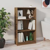 vidaXL Ormarić za knjige smeđi hrast 60x24x109 cm konstruirano drvo Cijene