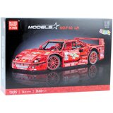  Auto na sastavljanje u omjeru 1:10 - 2688 elemenata - crveni | Shoptok.si