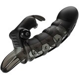 Pretty Love Cuper Penis Sleeve + Rabbit Vibrator Black | Shoptok.si