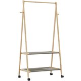  stojalo za oblačila s policami, 96x45,5x155,5 cm | Shoptok.si