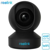 Reolink kamera E1 pro, brezžična wifi, 4MP super hd, nočno snemanje, senzor gibanja, aplikacija, dvosmerna komunikacija, vrtljiva 355°/50°, črna | Shoptok.si