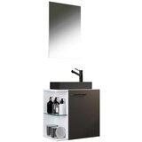 MID.YOU kopalnica za goste hausa, antracit, bela, 3-Delno | Shoptok.si