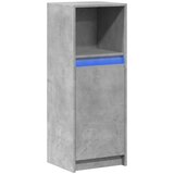  Komoda s LED svjetlima siva boja betona 38x34x100 cm drvena | Eponuda.com