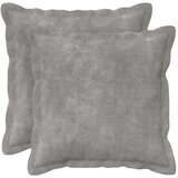  Jastuk s jastukom HOUTEN 2 kom. Svjetlosiva Mikrofibra Flis - Svjetlosiva 35 x 35 cm 2 | shoptok.hr