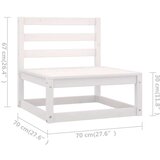  Sedežna garnitura 4-delna z blazinami trdna borovina | Shoptok.si