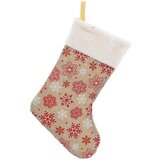 Molarem Home Božićna čarapa za kamin - 38 cm, bež Cijene