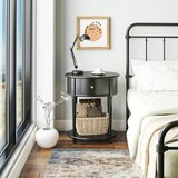 Støraa Črna nočna omarica Aurora – | Shoptok.si
