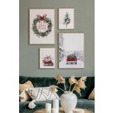 Wallity uramljena slika Nwyearmdl4, 33x48 cm, 4 dela | ePonuda.com