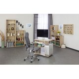 MID.YOU RAČUNALNIŠKA MIZA leseni material hrast sonoma | Shoptok.si