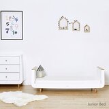 Snuz Kot Skandi Set 2u1 - Krevetić + komoda za prematanje - White/Natural | shoptok.hr