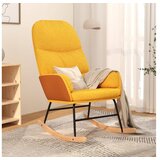  Stolica za ljuljanje od tkanine boja senfa | shoptok.hr