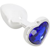 Magic Shiver metalni analni čep s kamenom (plavi) | shoptok.hr