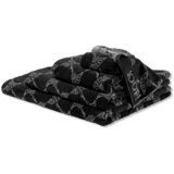Joop! brisača za tuširanje classic cornflower črna 80/150 cm | Shoptok.si