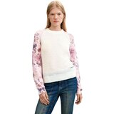 Desigual Puloverji JERS_FANCYBOTANIC 26WWJF19 Bela Cene