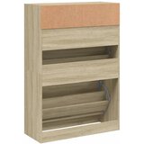 Ormarić za cipele s 2 ladice boja hrasta 80 x 34 x 116 cm | Eponuda.com