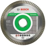 Bosch Dijamantna rezna ploča Best for Ceramic Extra Clean Turbo (Promjer: 125 mm, Provrt: 22,23 mm, Prikladno za: Porculan)