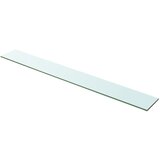 vidaXL Polica Prosojno Steklo 100x12 cm Cene