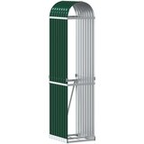  Nosilec za polena zelen 40x45x170 cm pocinkano jeklo | Shoptok.si