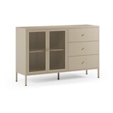 Marckeric Kremno bela kovinska komoda 140x90x40 cm Fayna – | Shoptok.si