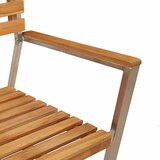  Vrtna stolica 4 pcs Prirodna nafta Čvrsto teak drvo | shoptok.hr
