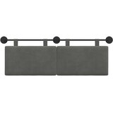  Držeće uzglavlje Tamno siva 150 x 55 x 5 cm Kordura tekstil - Tamno siva 140 cm bez LED | shoptok.hr