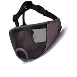 INF Zračna nagobčnica za buldoge z odprtimi očmi: Maska proti ugrizu za pse s kratkim smrčkom Grey L, (5000125356) | Shoptok.si