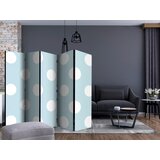 Artgeist PARAVAN 225/172/3 cm bela, pastelno modra | Shoptok.si