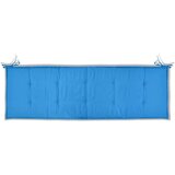  Jastuk za vrtnu klupu plavi 150 x 50 x 3 cm od tkanine Oxford | shoptok.hr