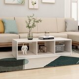  Stolić za kavu bijeli 110 x 50 x 34 cm od masivne borovine | shoptok.hr