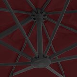  Konzolni vrtni suncobran s aluminijskim stupom 400x300 cm bordo | shoptok.hr