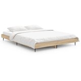  Okvir za krevet boja hrasta 135x190 cm od konstruiranog drva | Eponuda.com