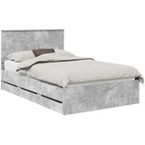  Krevetna konstrukcija s ladicama Betonski sivi 135 x 190 cm | Eponuda.com