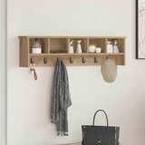  Vješalica za kapute na zidu Umjetnički hrast 100 x 16 x 26 cm | shoptok.hr