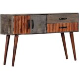  Konzolni stol sivi 120 x 35 x 75 cm grubo masivno drvo manga | shoptok.hr