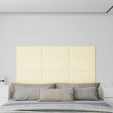  Zidna uzglavlja 12 pcs Krema 60 x 30 cm Lažna koža Cijene