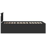  Okvir za krevet Crna 90 x 200 cm Konstruirano drvo - Crna 90 x 200 cm | shoptok.hr