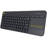 Logitech K400 Plus črna brezžična tipkovnica s sledilno ploščico s slovenskimi tipkami | Shoptok.si