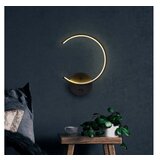 Opviq Črna LED stenska svetilka ø 10 cm Moon – | Shoptok.si
