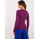 Wool Fashion Italia Sweater-AT-SW-2338-2.61-purple | shoptok.hr