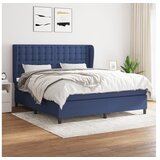 vidaXL Krevet s oprugama i madracem plavi 180x200 cm od tkanine Cijene
