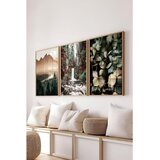 WALLXPERT Ç-300724 - 3040 set dekorativnih slika u više boja (3 komada) | Eponuda.com
