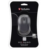  MIŠ USB 3TIPKE OPTIČKI BREZŽIČNI VERBATIM 49042 ČRNI BLISTER | Shoptok.si