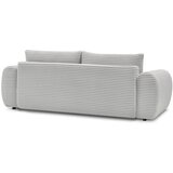 Bobochic Paris Svijetlo siva sklopiva sofa od samta 257 cm Lucien – | shoptok.hr