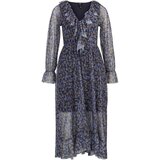River Island Petite Obleka golobje modra / rumena / črna | Shoptok.si