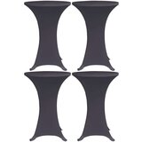  Rastezljivi stolnjak 4 kom 80 cm antracit | shoptok.hr