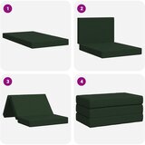 SOFA na razvlačenje 80 x 67 x 45 cm Tamnozelena | shoptok.hr