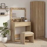  Toaletni stol Sonoma hrast 75,5 x 41 x 135 cm Konstruirano drvo | shoptok.hr