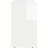  Strani šal Visok sijaj bela 100 x 35 x 59 cm Konstruiran les, (5000108503) | Shoptok.si