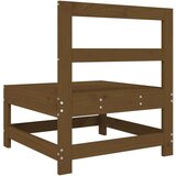  Srednja vrtna sofa smeđa boja meda od masivne borovine | shoptok.hr