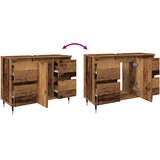  Kupaonski ormarić boja drva 80 x 33 x 60 cm konstruirano drvo | shoptok.hr